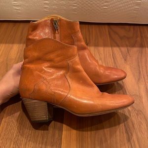 Isabel Marant natural leather Dicker boots size 39